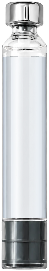 A Fresh Pen glass cartridge, filled