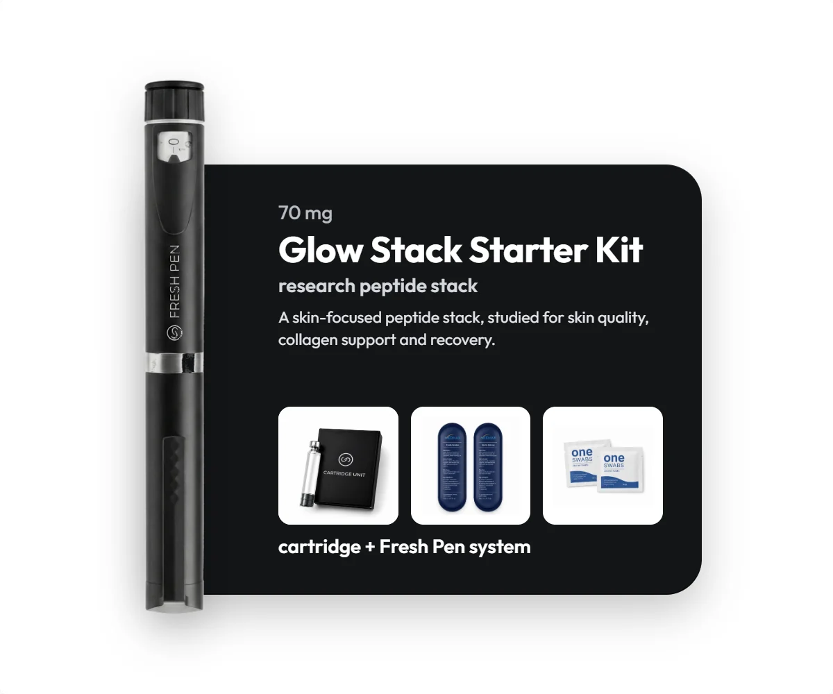 Glow Stack 70 mg: Fresh Pen, cartridge and starter kit