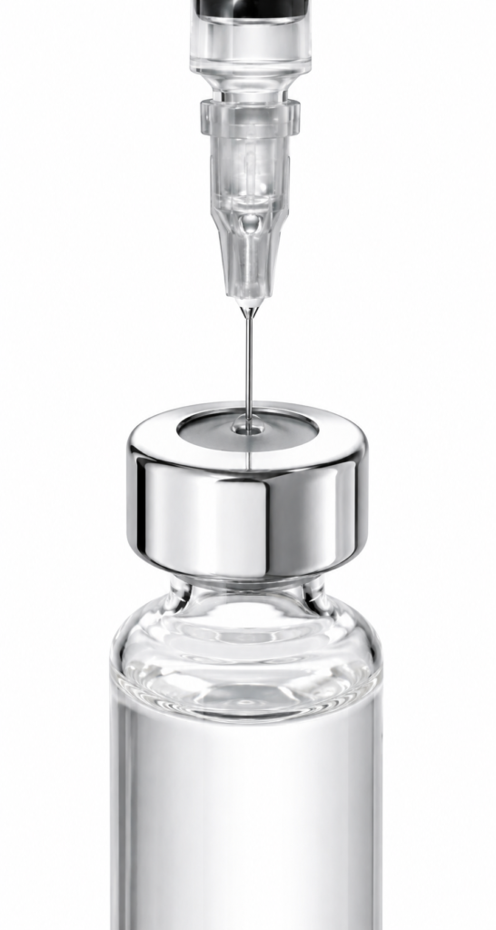 Precision filling of a FreshPen cartridge vial