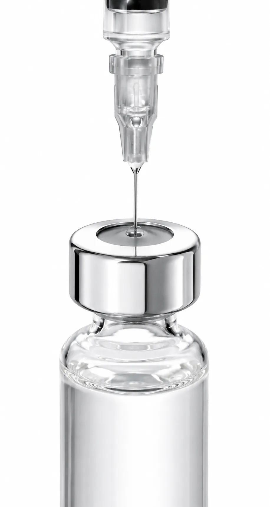 A FreshPen cartridge being filled from the vial