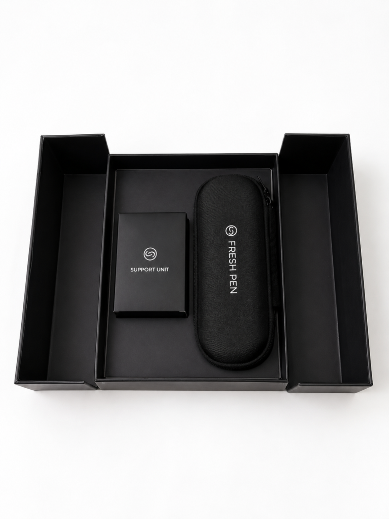 FreshPen complete kit in its packaging box